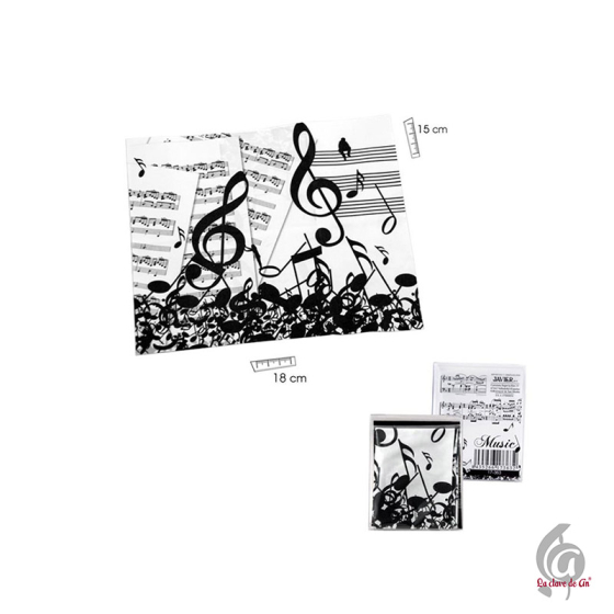 Paño de microfibra música