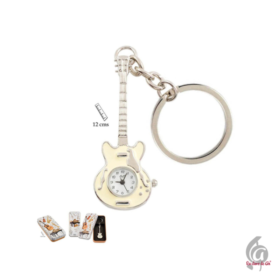 Llavero reloj guitarra...