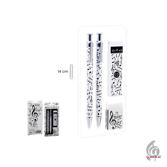 Set de papelería musical...