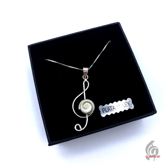 Colgante clave de sol Shiva