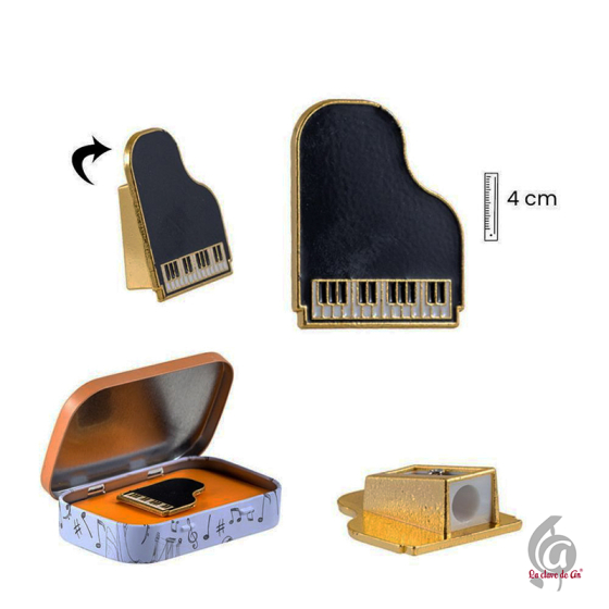 Sacapuntas de piano en lata