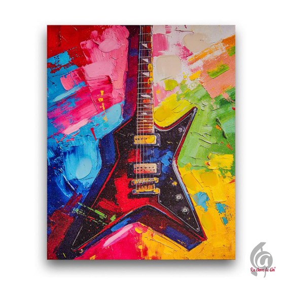 Cuadro decorativo guitarra...