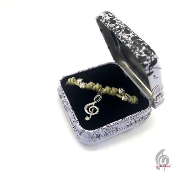 Pulsera musical verde