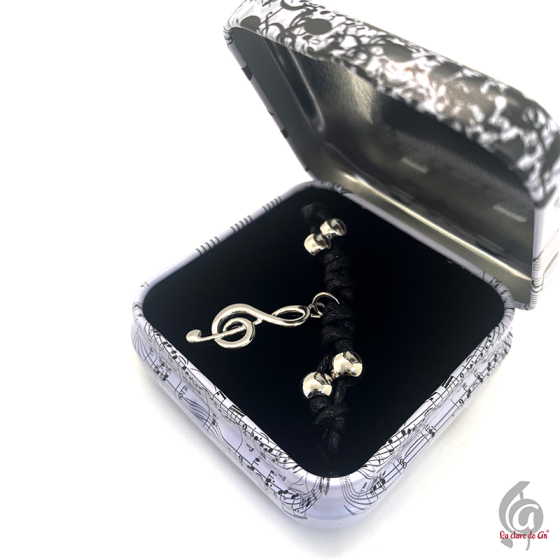 Pulsera musical negra