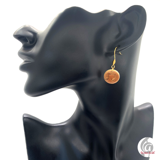 Pendientes largos redondos...